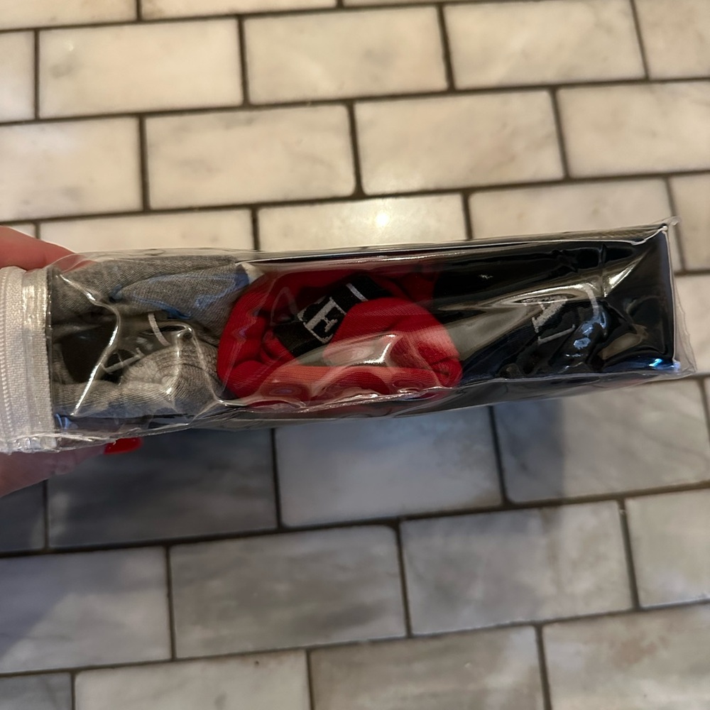 NWT Polo by Ralph Lauren Men's Cotton Boxer Briefs - Black, Gray, Red - Picture 4 of 4